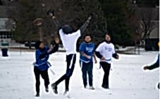 Online Image® turkey bowl flag football game